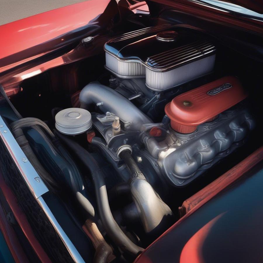 1957 Chevy 3100 Engine Bay Inspection