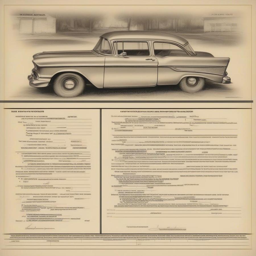 1957 Chevy Truck Bill of Sale Example