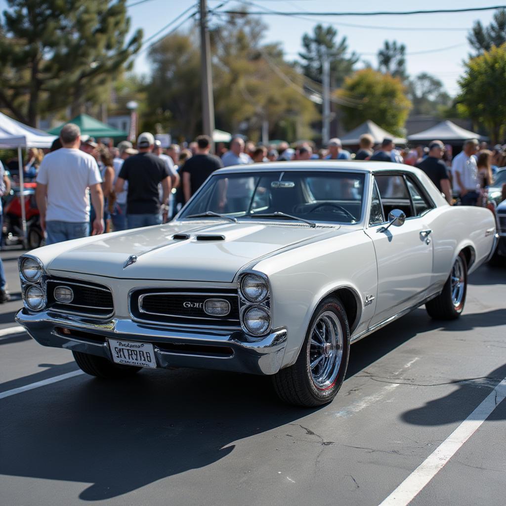 1965 Pontiac GTO Showcased at a Classic Car Show