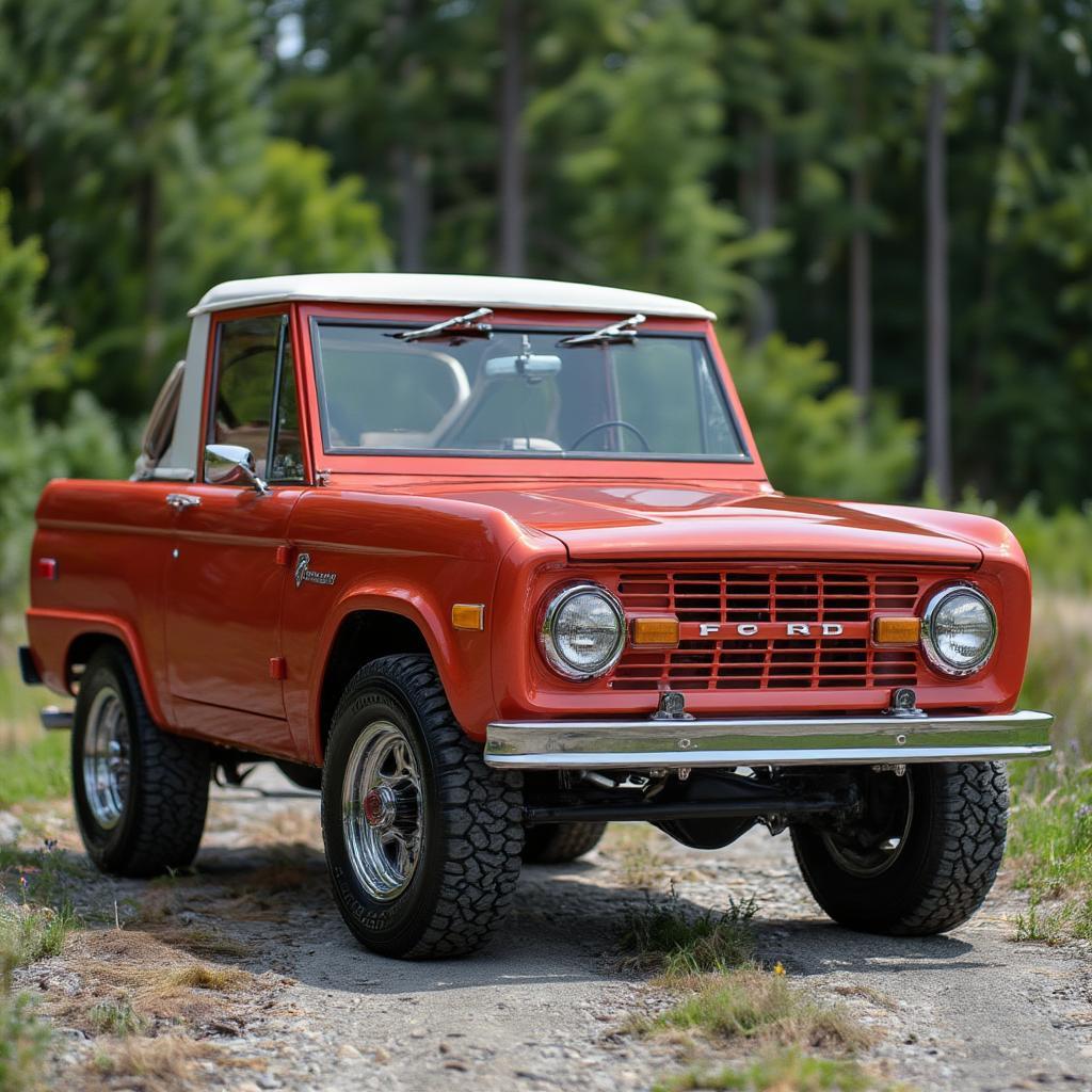 1966 Ford Bronco Roadster in pristine condition