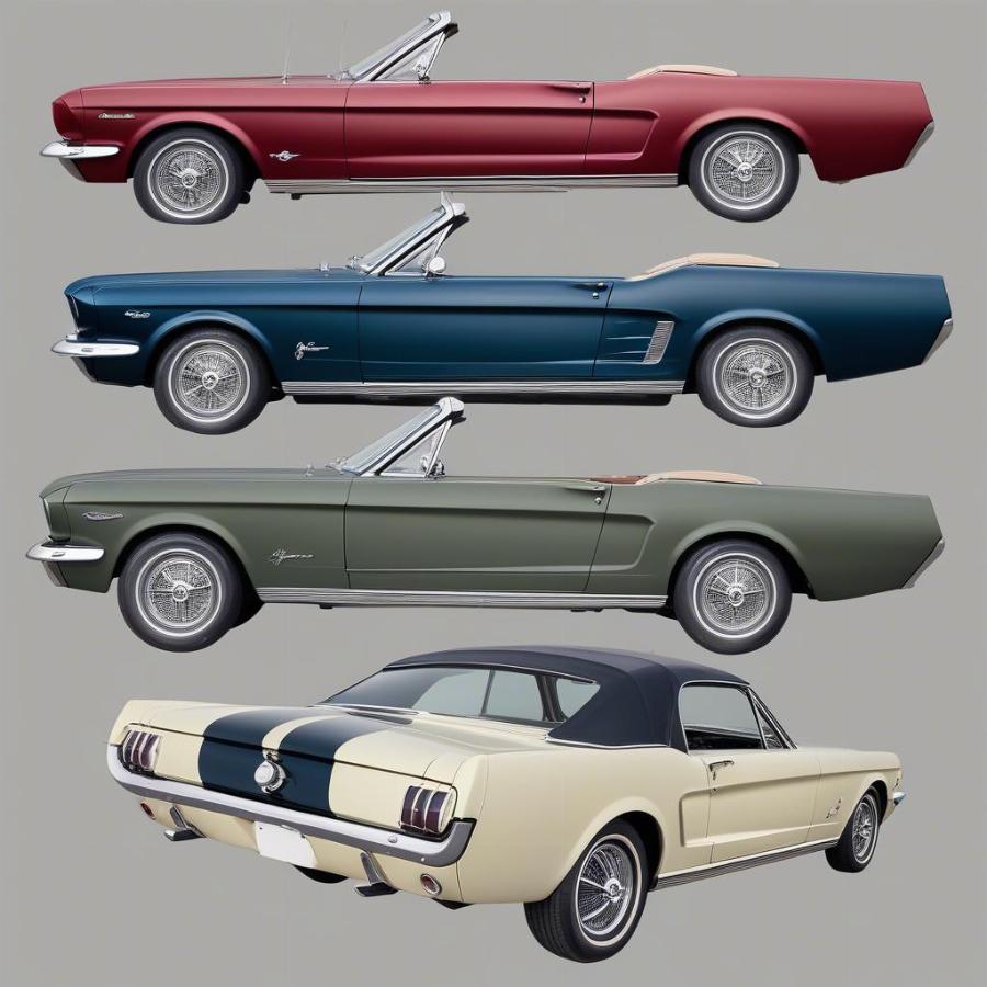 1966 Mustang Models and Body Styles: Coupe, Fastback, Convertible