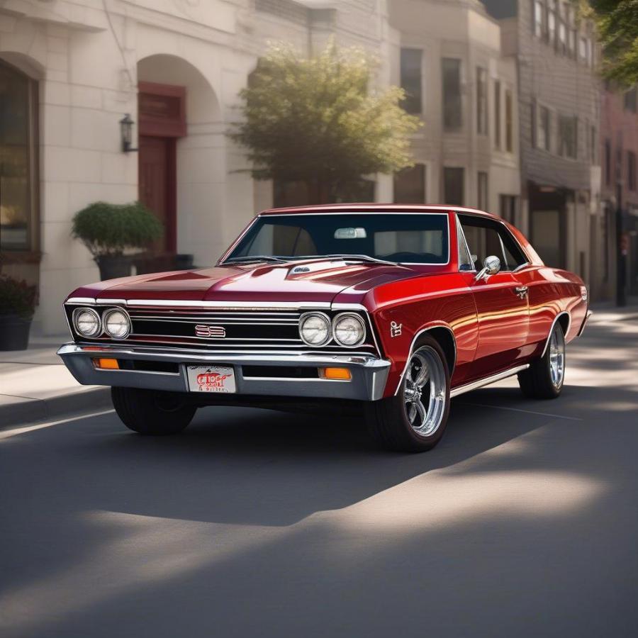 Classic Red 1967 Chevelle SS Exterior