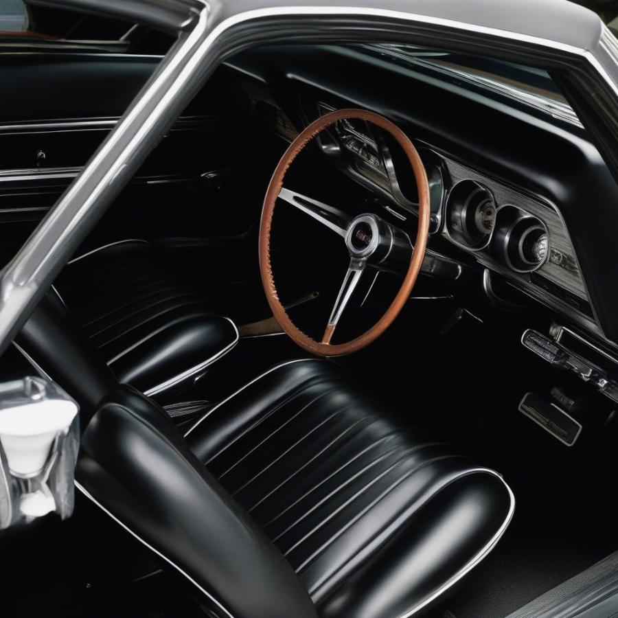 1967 Chevelle SS Black Interior