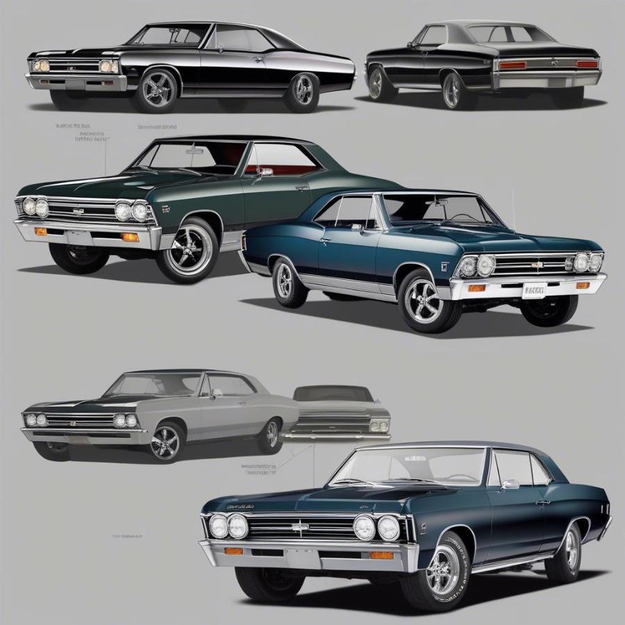 1967 Chevy Chevelle SS 396 Design Evolution