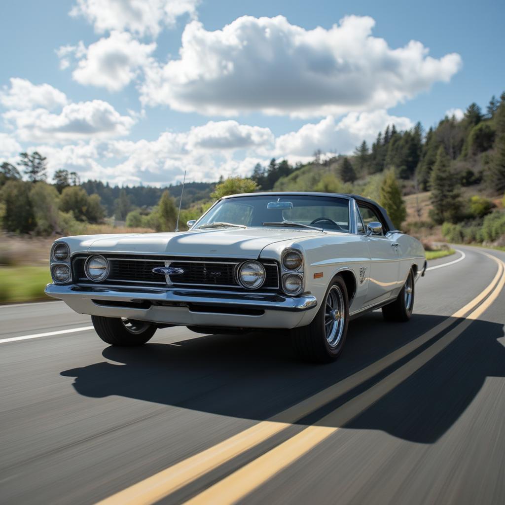 1968 Ford Torino GT Convertible On The Road