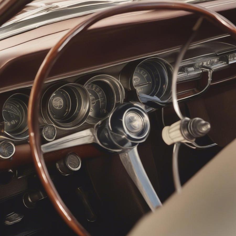 1968 Mustang Coupe Interior Dashboard Detail