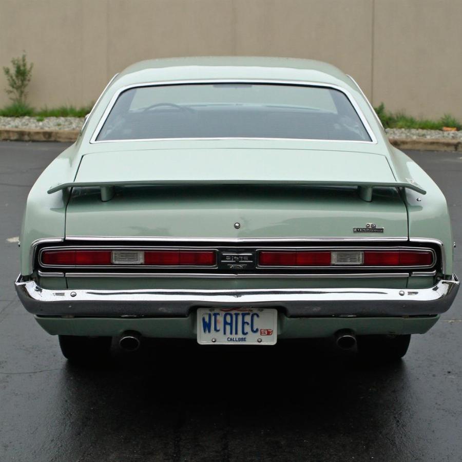 1969 Mercury Cyclone Spoiler Rear View Showing Spoiler and Taillights