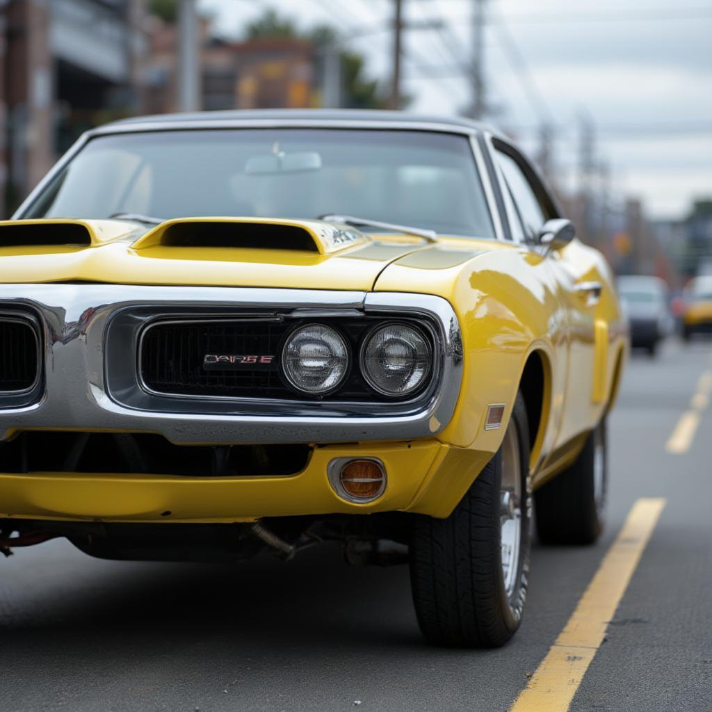 1970 Dodge Super Bee Front Profile Showing Grill