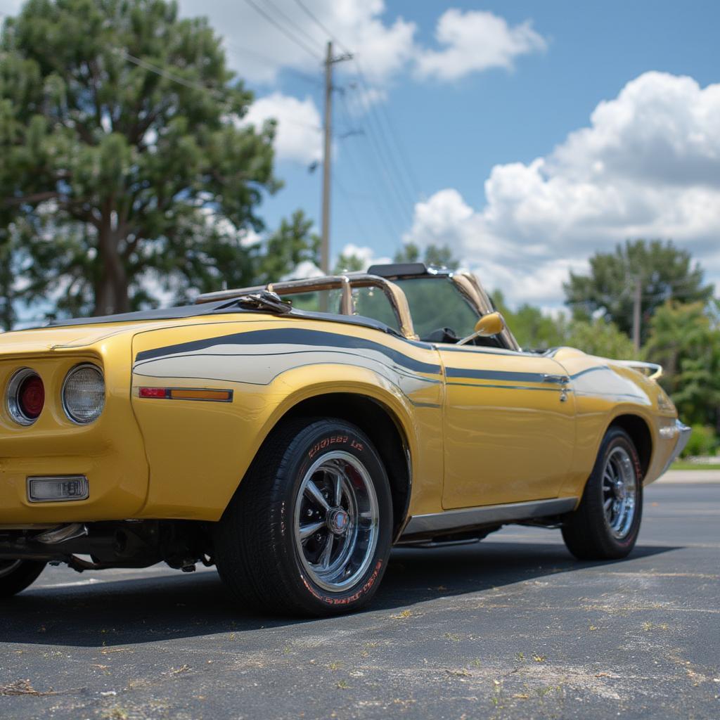 Classic 1970 Pontiac GTO Judge in Profile View