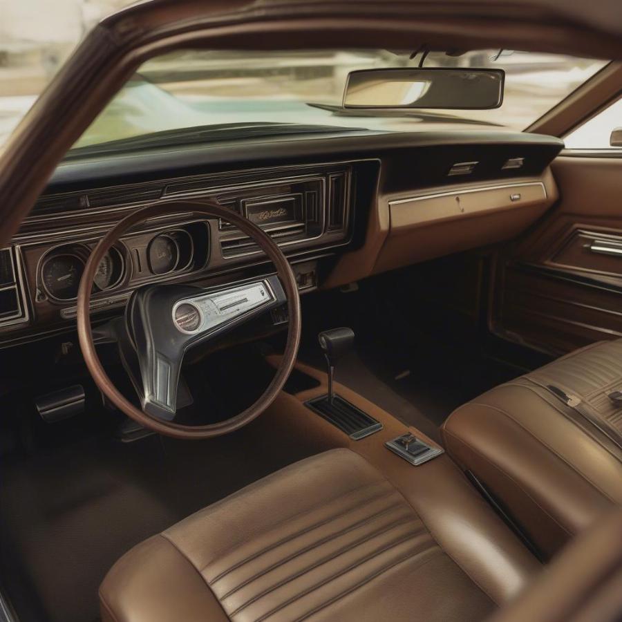 Original Interior of a 1971 Ford Torino GT