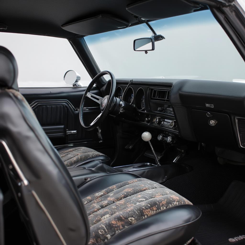 Interior of 1972 Chevelle SS