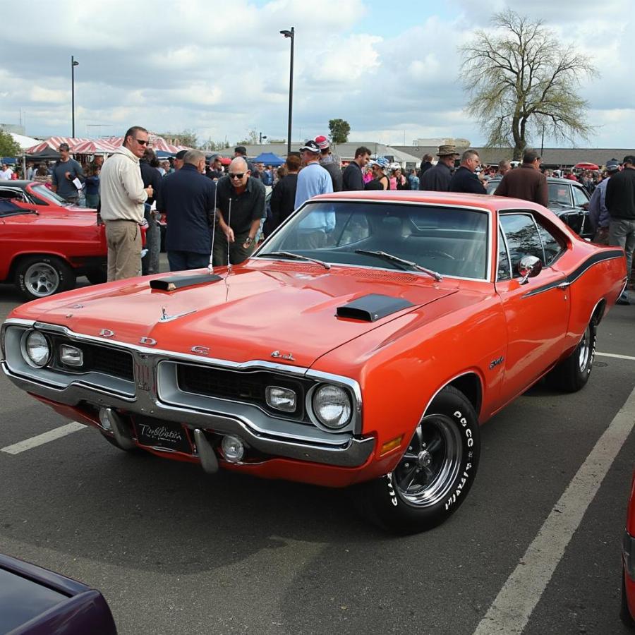 1972 Dodge Demon 340 at a Classic Car Show