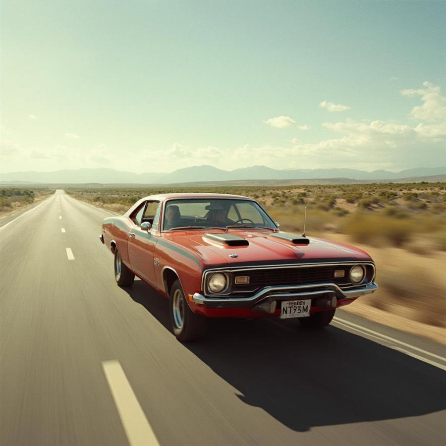 1972 Dodge Demon 340 Cruising on the Open Road