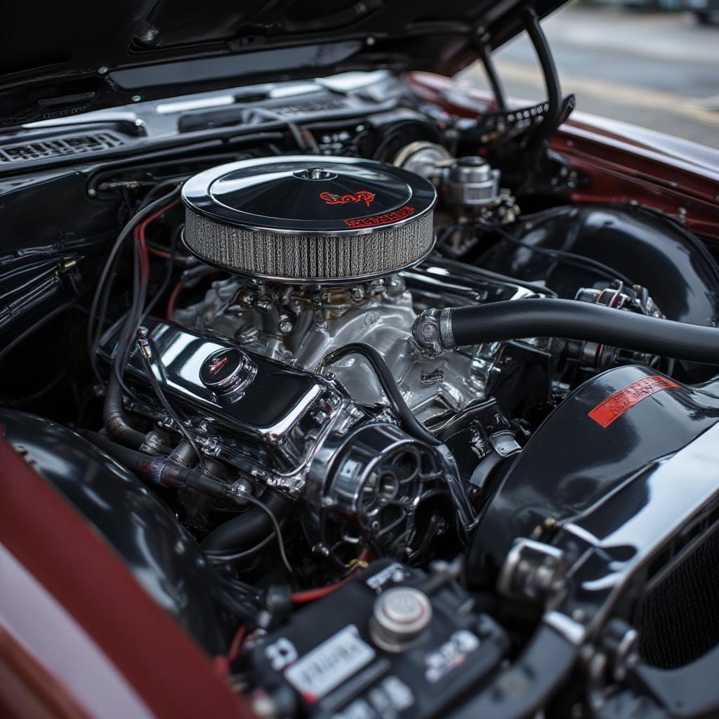 1973 Chevelle SS Engine Bay Detailed View