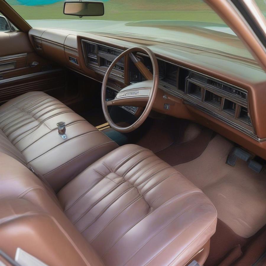 1975 Chevrolet Caprice Interior Dashboard and Steering Wheel