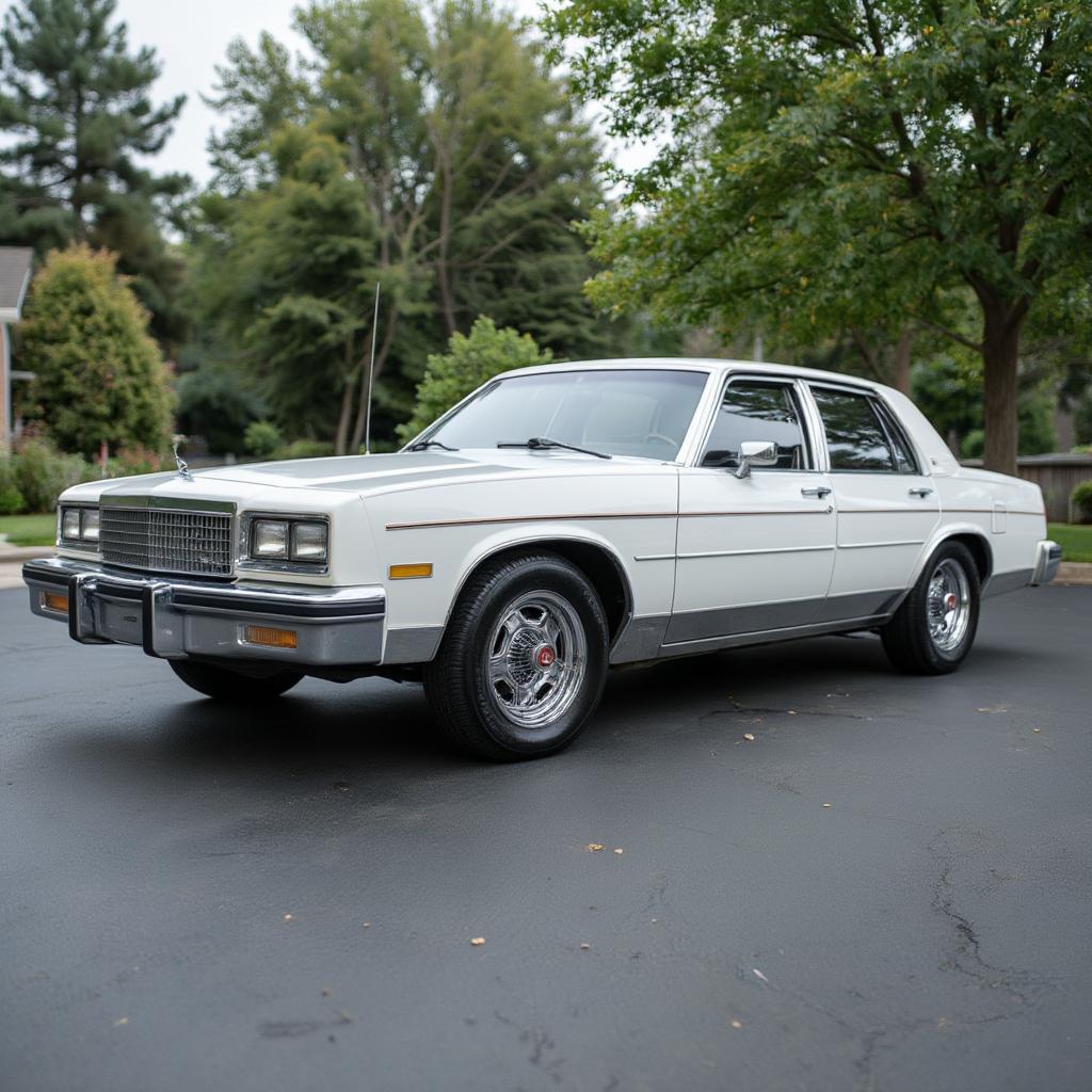 1986 Chevy Caprice classic exterior showing iconic boxy design and chrome trim