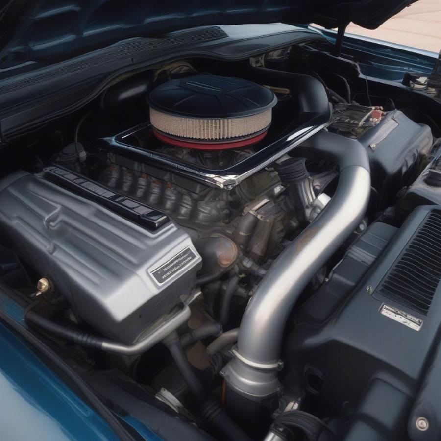 1987 Chevy Caprice Engine Bay - V8 Powerhouse