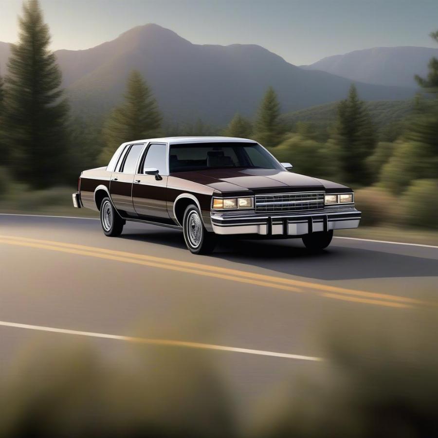 Driving a Classic 1989 Chevy Caprice