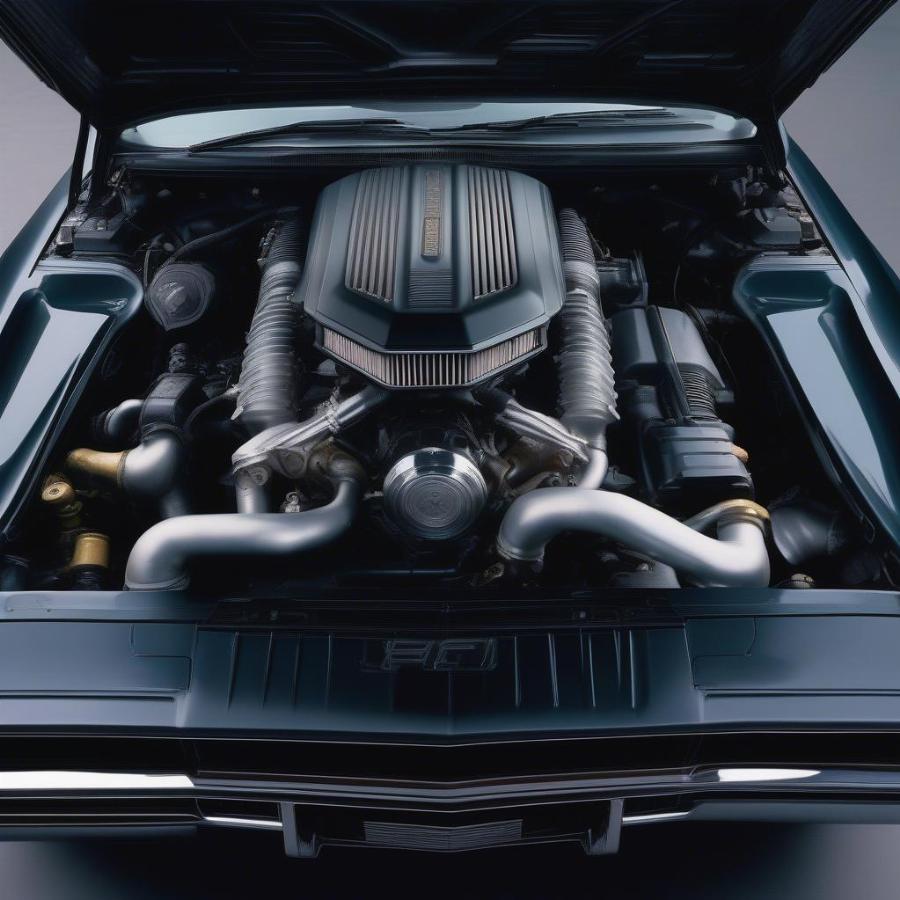 1990 Chevrolet Caprice V8 Engine Compartment