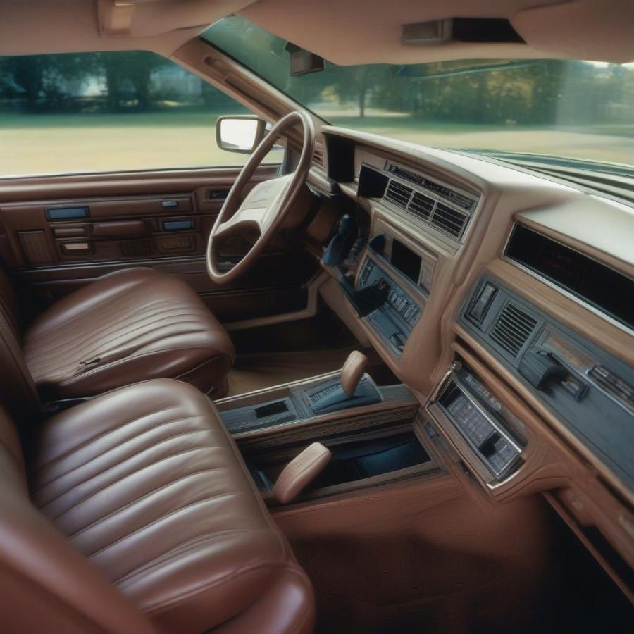 1990 Chevrolet Caprice Interior Dashboard and Seating