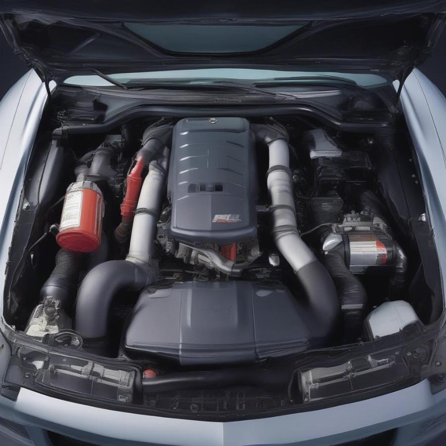 Detailed View of the 1996 Chevrolet Caprice Engine Bay