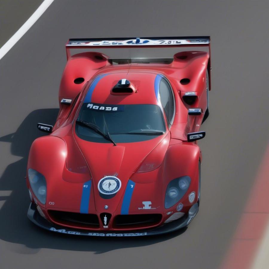 2004 Maserati MC12 showcasing its racing DNA on the track