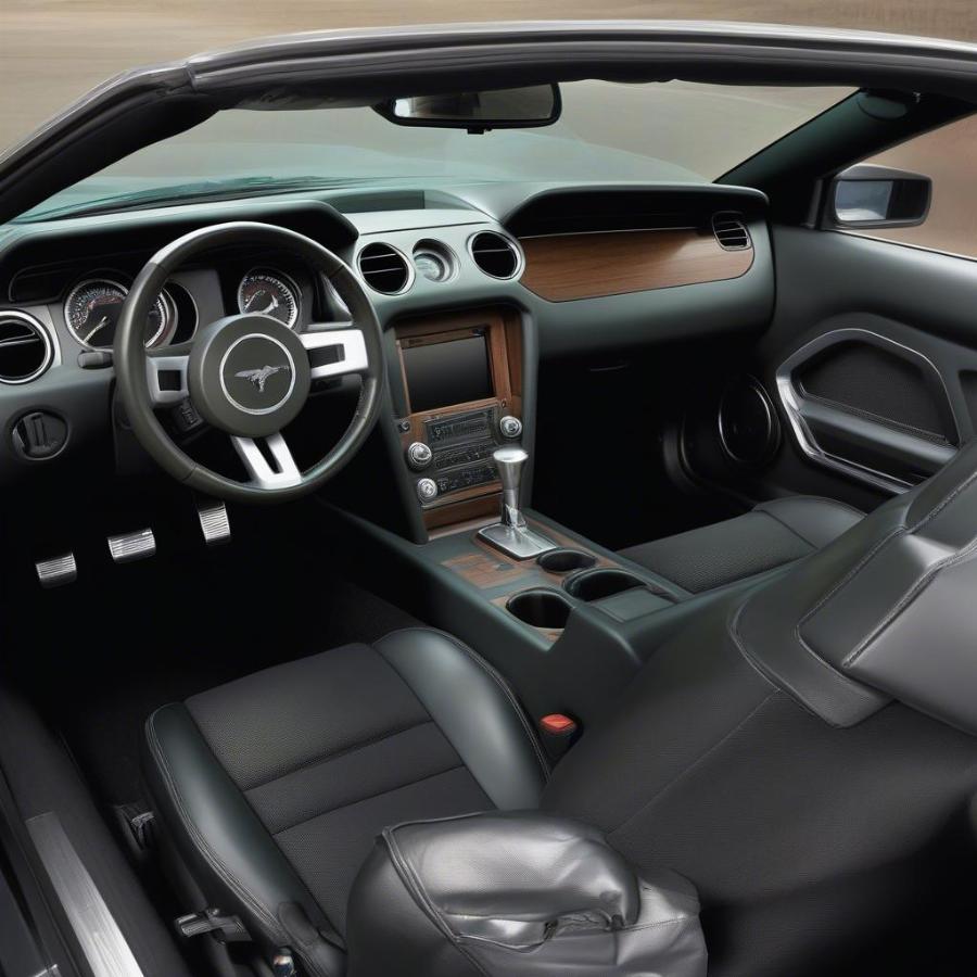 2009 Bullitt Mustang Interior View