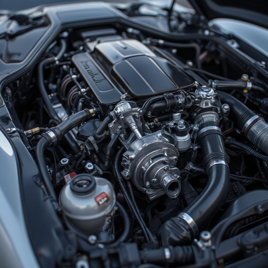 2019 Ford GT Engine Bay Detail