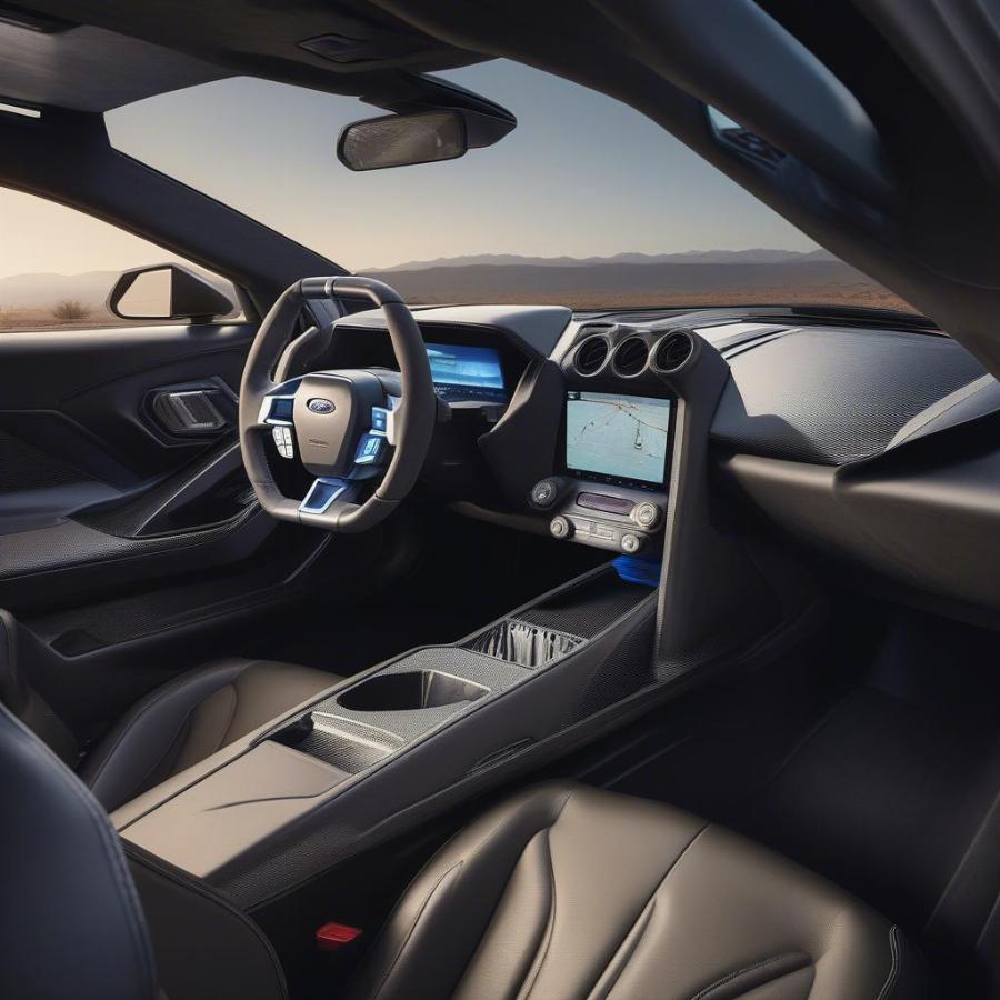 2019 Ford GT Interior: Carbon Fiber and Racing-Inspired Details