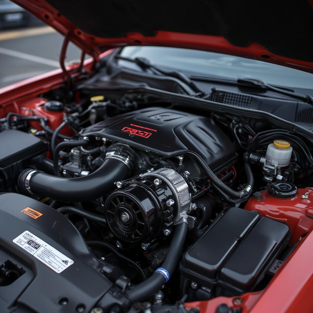 2020 Dodge Challenger Hellcat Redeye Engine Bay