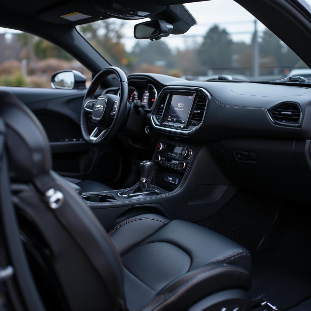 Modern Interior of the 2024 Dodge Challenger Daytona