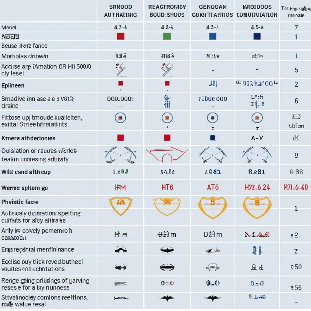 4.5 gen fighter comparison chart