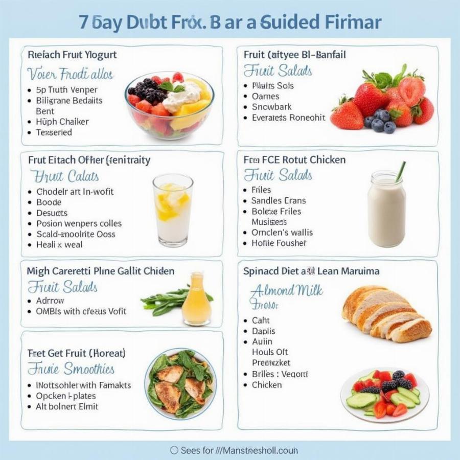 7-Day Fruit Diet: A Balanced Meal Plan Incorporating Fruits, Vegetables, and Lean Protein