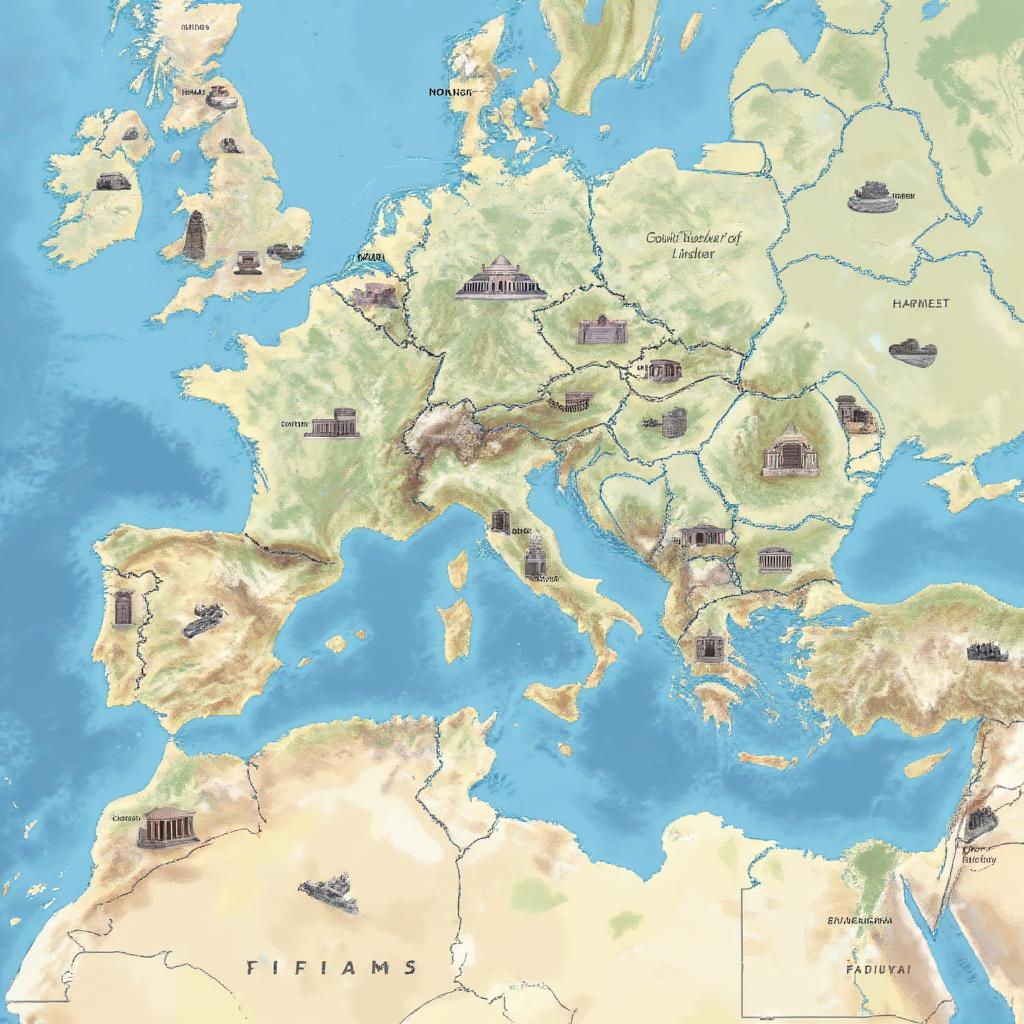 7 Wonders of the Ancient World Map: Locating the wonders