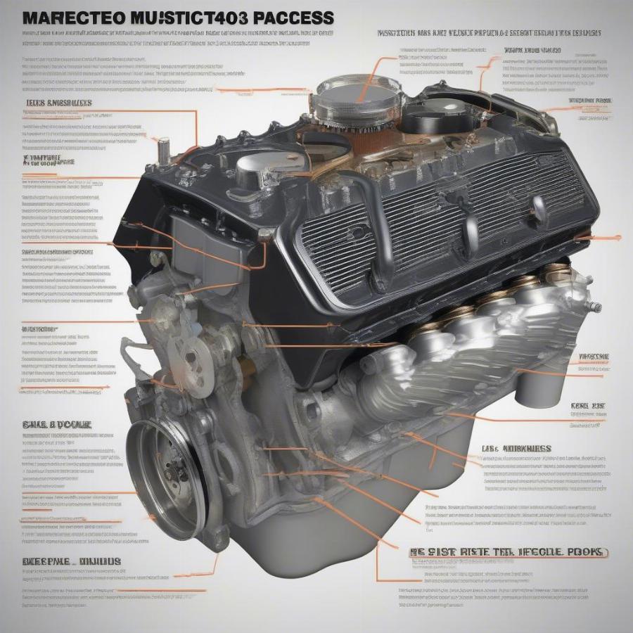 Inspecting the Engine of a Classic 70s Muscle Car