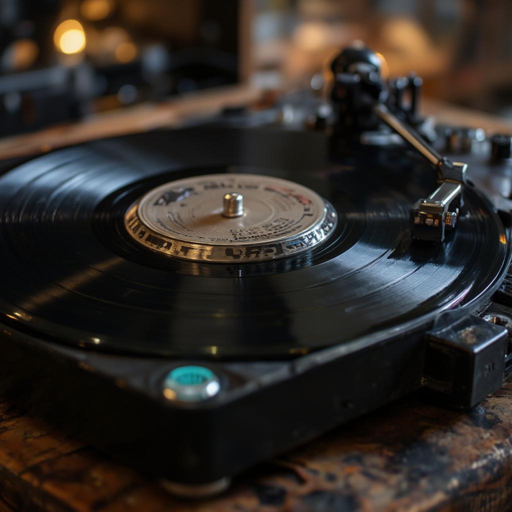 70s vinyl record player