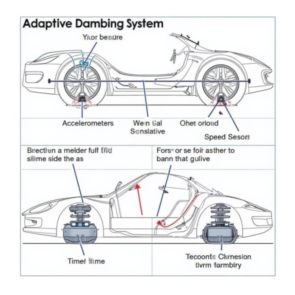 Adaptive Damping System Diagram in Automotive Tech 5th Edition