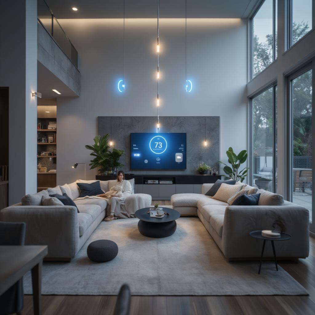 AI Powered Voice Assistant Controlling Smart Home