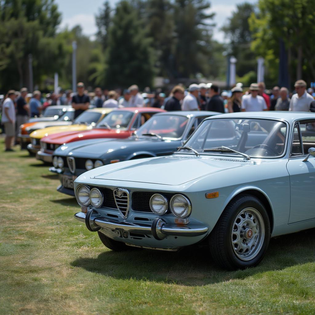 Classic Alfa Romeo at Car Event