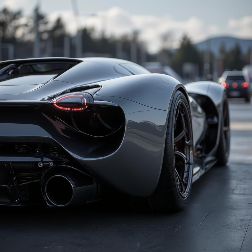 Alfa Romeo Supercar Rear View