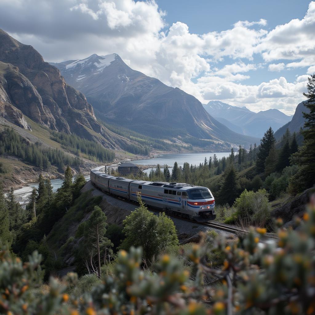 Amtrak Coast Starlight Train Journey Through Scenic Landscapes