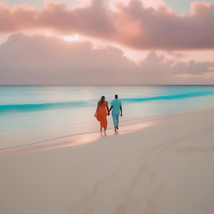 Romantic getaway on Anguilla beach