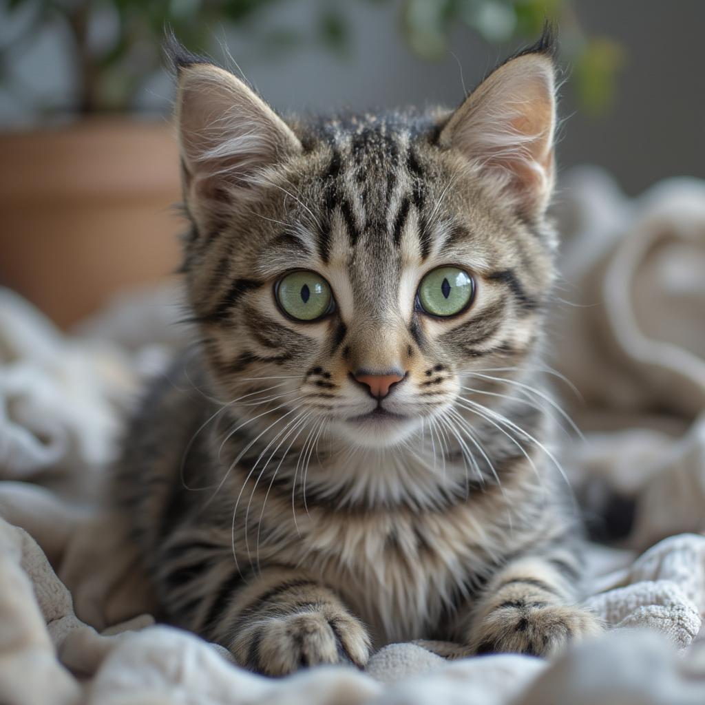 names based on appearance of a tabby kitten with green eyes