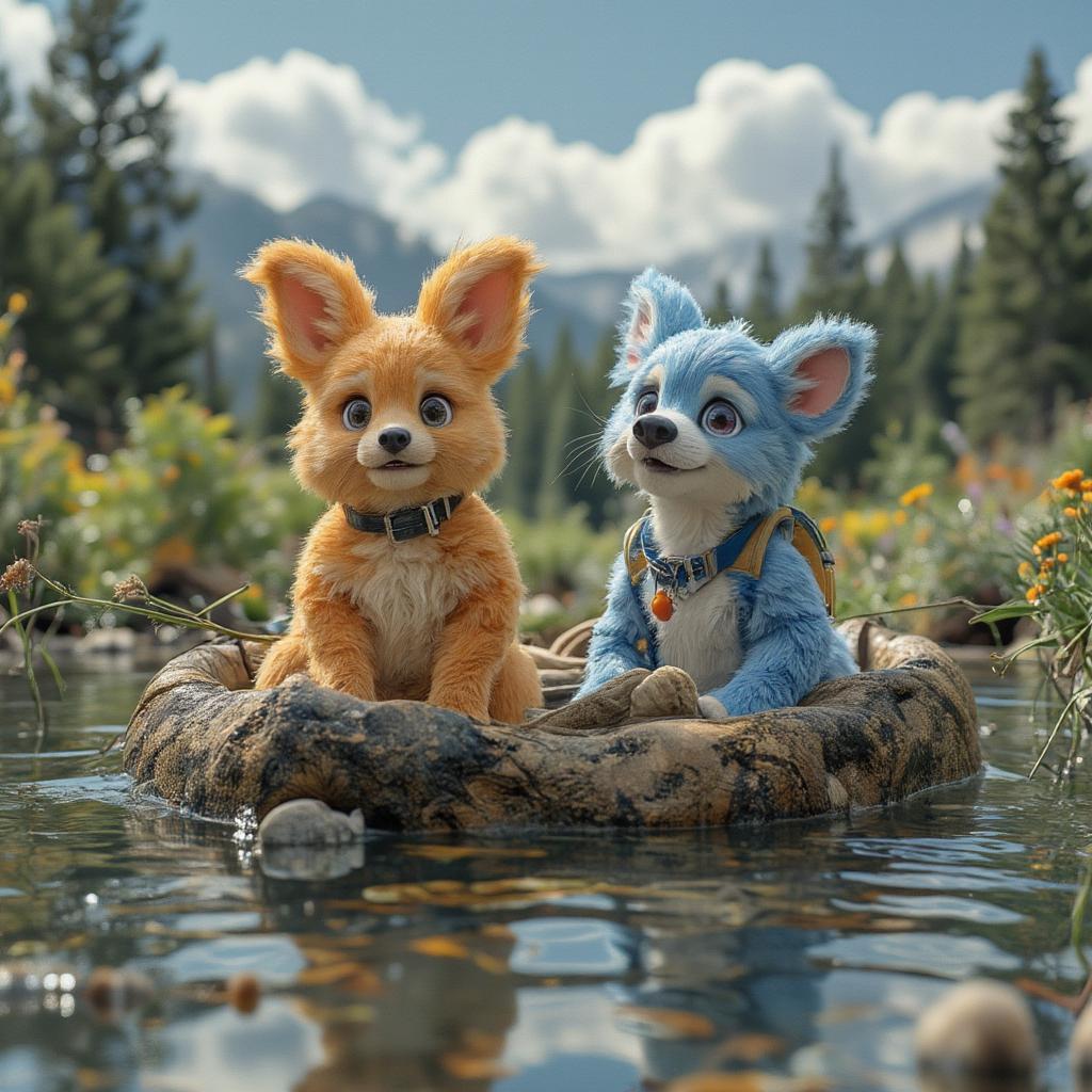 Arlo and Spot Journey Along the River: A Visual Metaphor for Soulful Connection