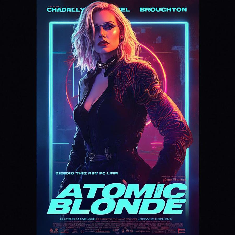 Atomic Blonde Movie Poster: Charlize Theron as Lorraine Broughton