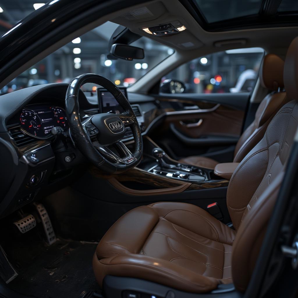 audi a8 opulent interior