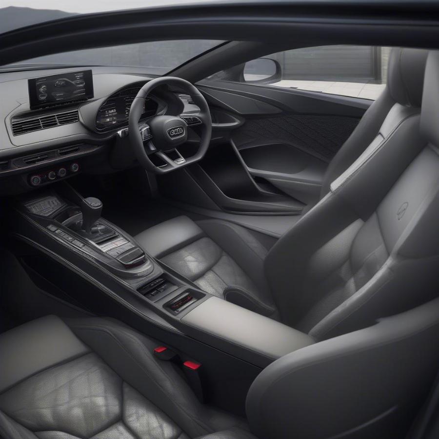 Audi R8 Interior and Advanced Technology