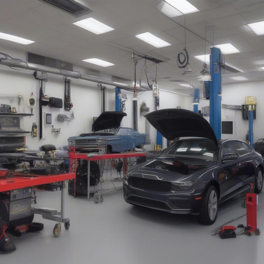 Modern Automotive Training Facility