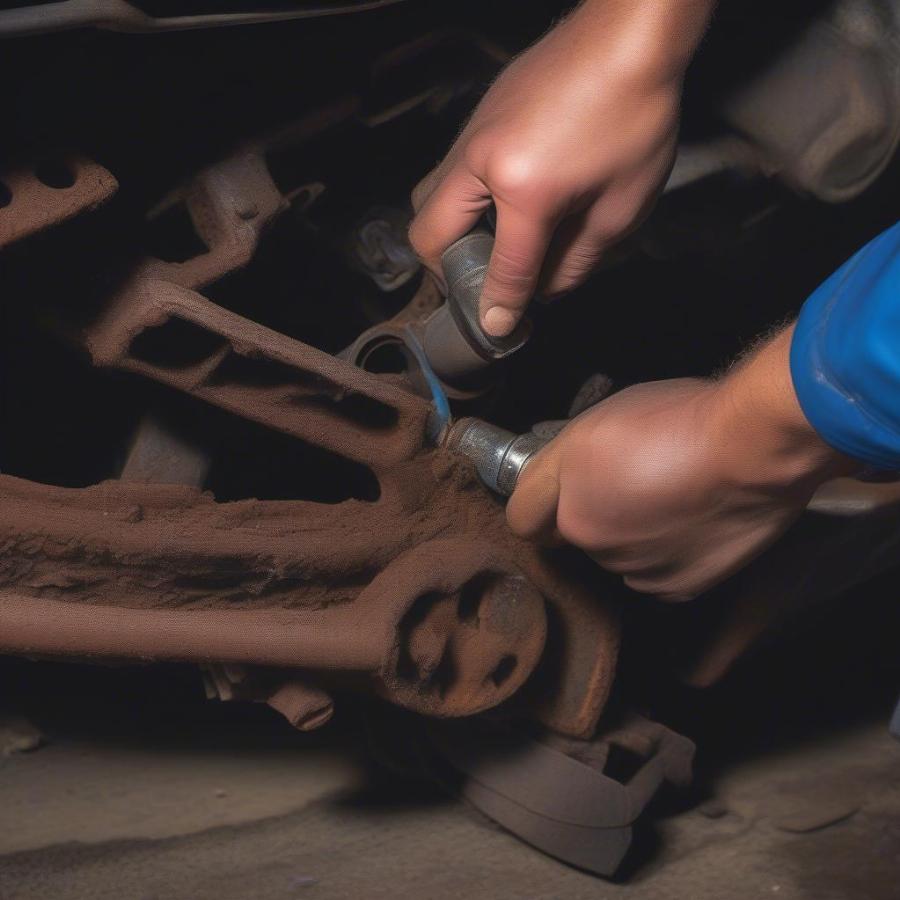 Inspecting a Barn Find Car for Rust and Damage