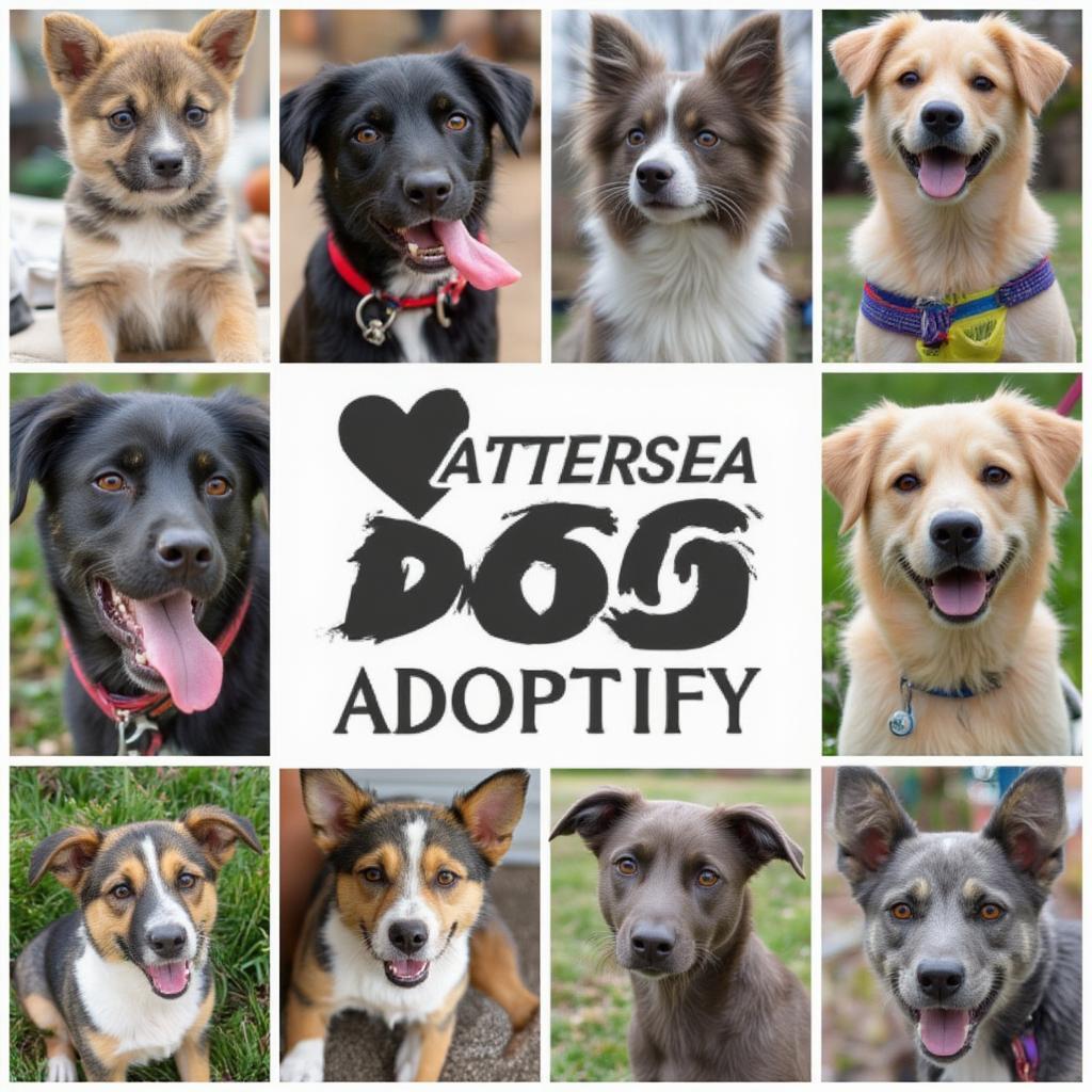 Dogs of Various Breeds Awaiting Adoption at Battersea